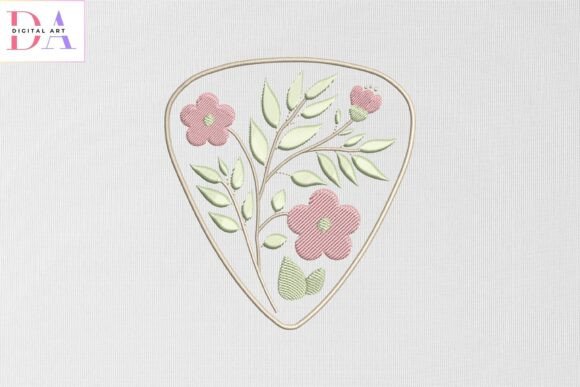 Elegant Floral Leaf Guitar Pick: A Designer’s Review