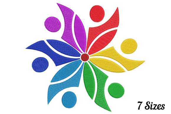 Review: Colorful Floral Round Mandala for Merch
