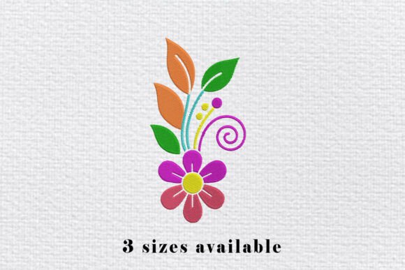 Review: Decorative Floral Embroidery File for Craft Fairs