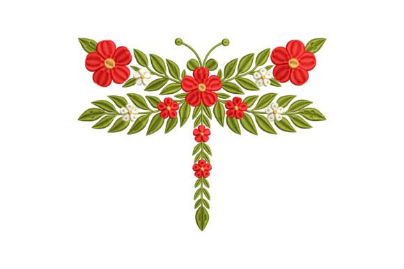 Review: Floral Dragonfly with Red Flowers for Craft Fairs