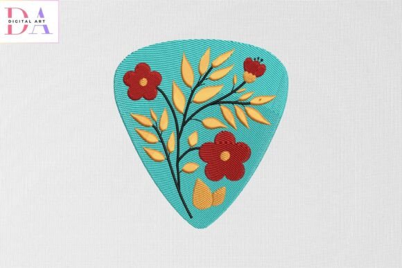 Review: Floral Patch Guitar Pick Design