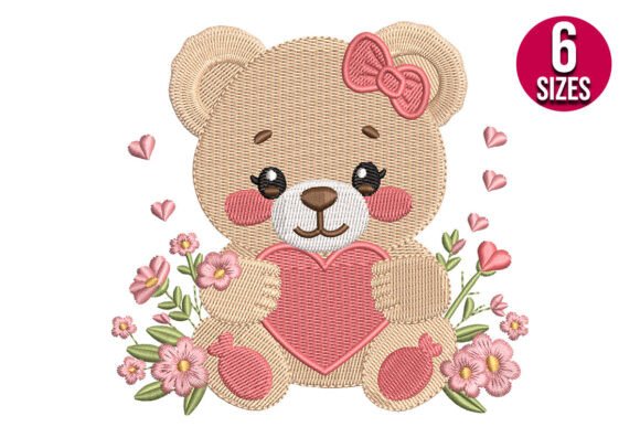 Review: Floral Teddy Bear with Hearts for Holiday Sales