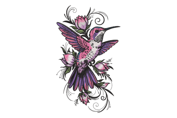 Review: Hummingbird with Floral Swirls for Holiday Gifts