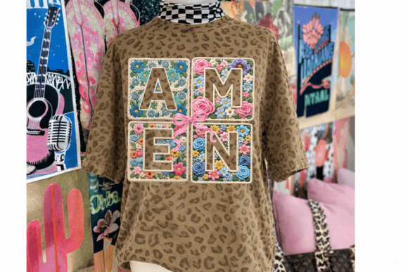 Reviewing AMEN Floral Faux Rope Embroidery PNG