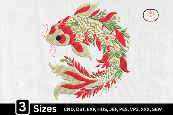 Reviewing Floral Ornate Koi Fish for Boutique Sweatshirts