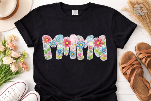 Reviewing Mama Floral Faux Embroidery PNG for Etsy Shops