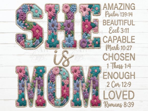 Reviewing SHE is MOM Floral Embroidery for Mother’s Day
